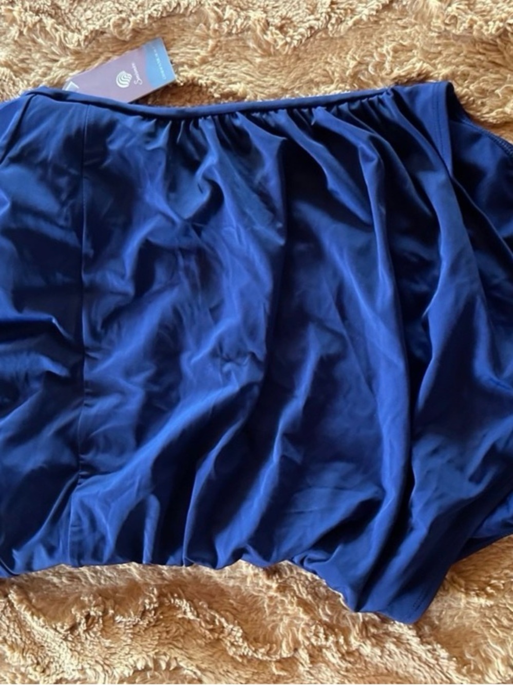 Amazon Women's Royal Blue One-Piece Swim Skirt